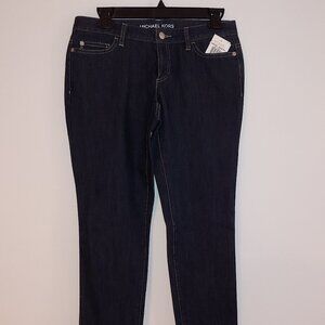Michael Kors  Skinny Leg Jeans with Zipper Pockets
